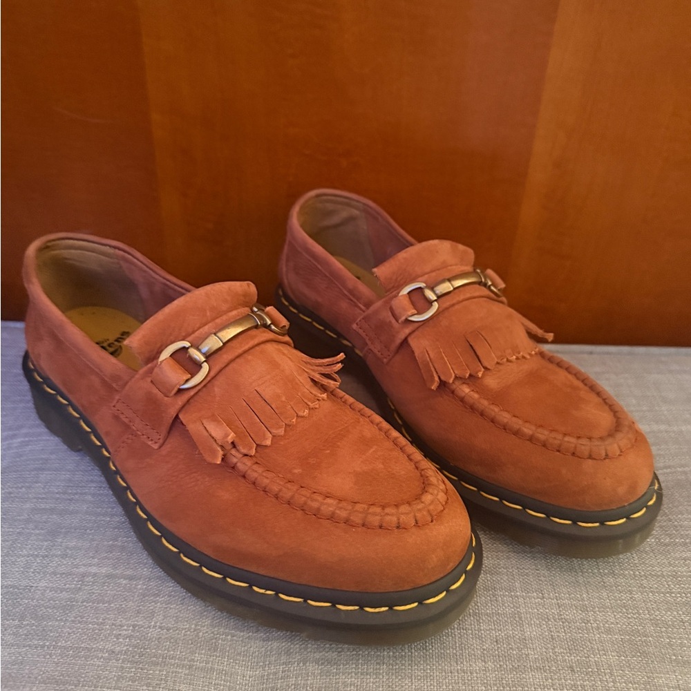 Dr. Martens Adrian Suede Loafers with Fringe - Picture 2 of 5
